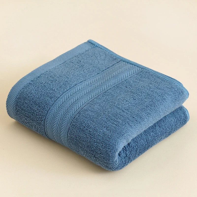 1/4 Pack Soft Cotton Towel Set (35x75cm), Space-Themed Striped Hand Towel, Absorbent Wash Cloth for Bath Face Gym Spa Use