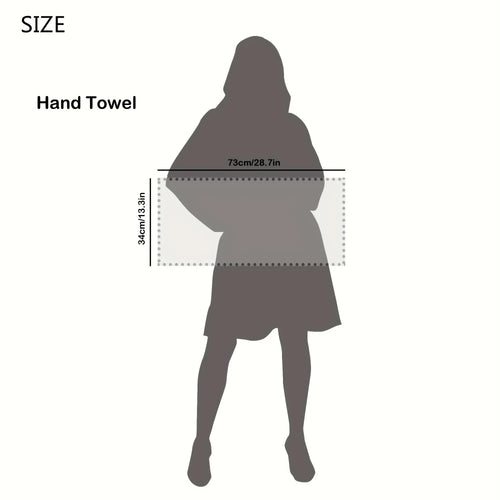 1/4 Pack Soft Cotton Towel Set (35x75cm), Space-Themed Striped Hand Towel, Absorbent Wash Cloth for Bath Face Gym Spa Use