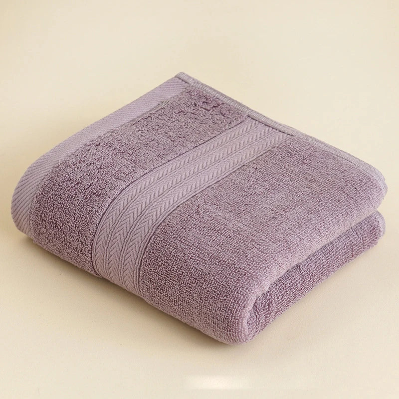 1/4 Pack Soft Cotton Towel Set (35x75cm), Space-Themed Striped Hand Towel, Absorbent Wash Cloth for Bath Face Gym Spa Use
