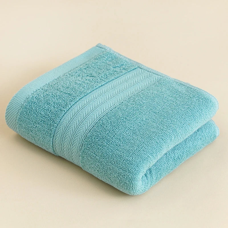 1/4 Pack Soft Cotton Towel Set (35x75cm), Space-Themed Striped Hand Towel, Absorbent Wash Cloth for Bath Face Gym Spa Use