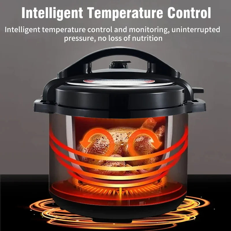 5L Electric Pressure Cooker Stainless steel Smart Multicooker for Kitchen Slow Cooker Rice Cooker Steam Pot Food Warmer 220V