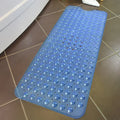 Non-Slip Bathtub Mat Shower Mat with Drain Holes and Suction Cups Machine Washable Household Bathroom Shower Carpet Bathroom