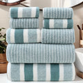 8pcs Towel Set, 2 Bath & 2 Hand Towels, 4 Face Towels. For Spa, Gym, Hotel, Camping & Outdoor Use. Fast Drying.