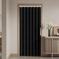 Extra Large Room Divider Curtain for Living Room,Pleated Folding Curtain,Lower Noise Privacy Curtain with Hook for Bedroom