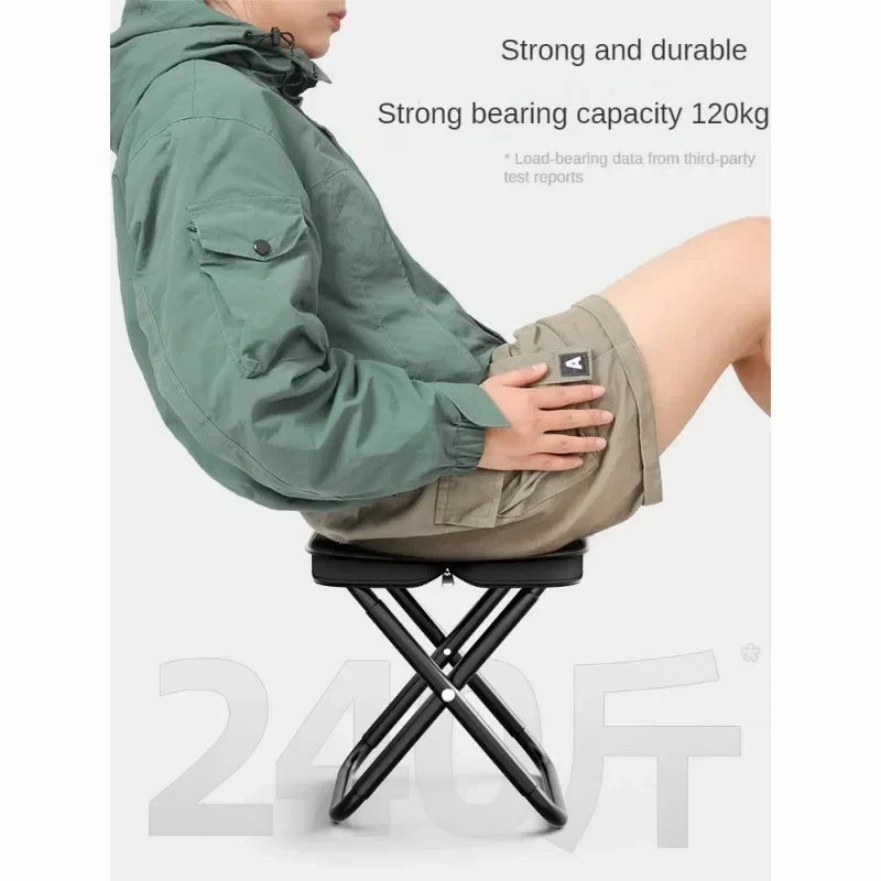 Portable Ultra Light Folding Chair Multifunctional Outdoor Camping Chair For Picnic Fishing Travel Stool Seat Accessories