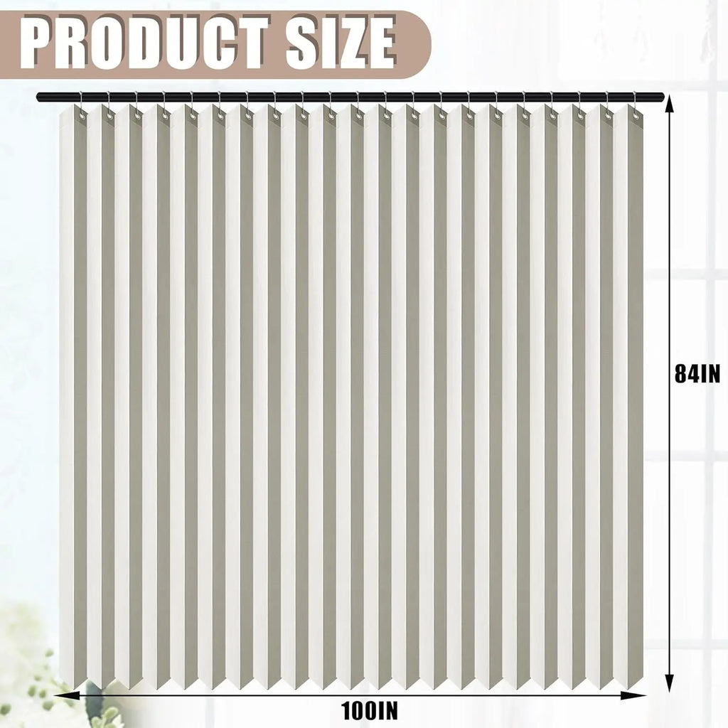 Extra Large Room Divider Curtain for Living Room,Pleated Folding Curtain,Lower Noise Privacy Curtain with Hook for Bedroom