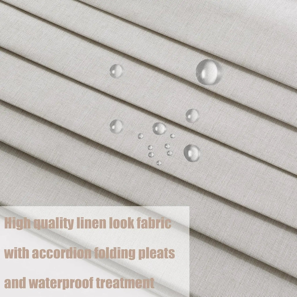 Extra Large Room Divider Curtain for Living Room,Pleated Folding Curtain,Lower Noise Privacy Curtain with Hook for Bedroom