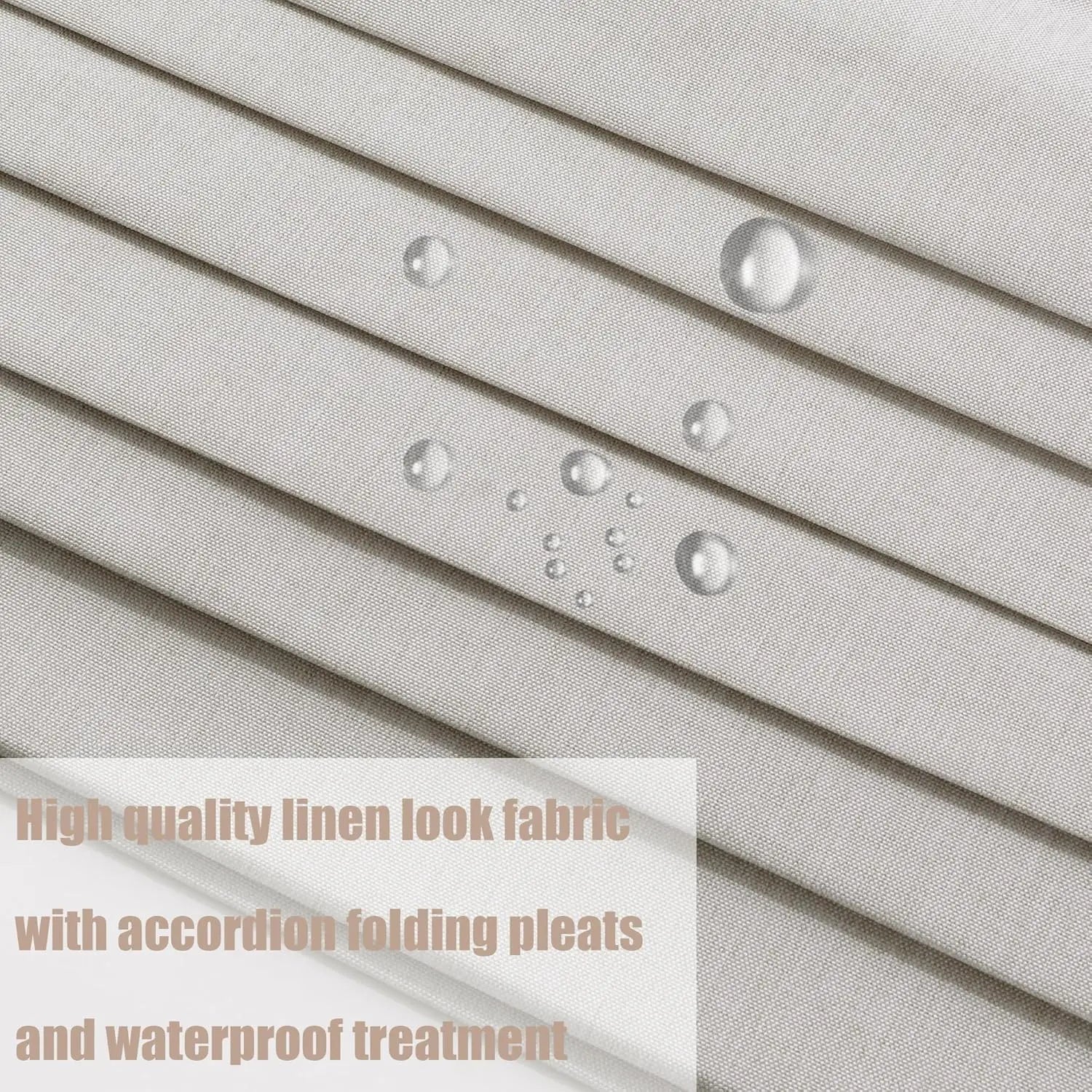 Extra Large Room Divider Curtain for Living Room,Pleated Folding Curtain,Lower Noise Privacy Curtain with Hook for Bedroom
