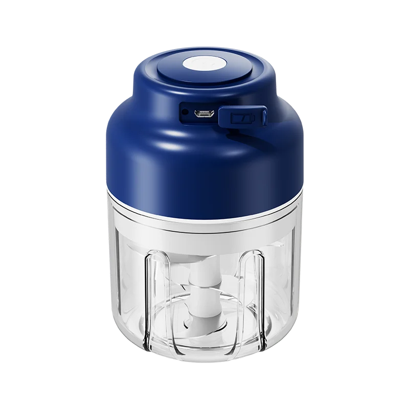 Electric Garlic Chopper Mini Portable Wireless Food Chopper 320ML USB Rechargeable Meat Grinder Vegetable Garlic Masher Blender