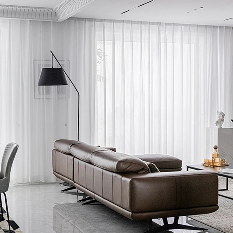 White Sheer Curtain