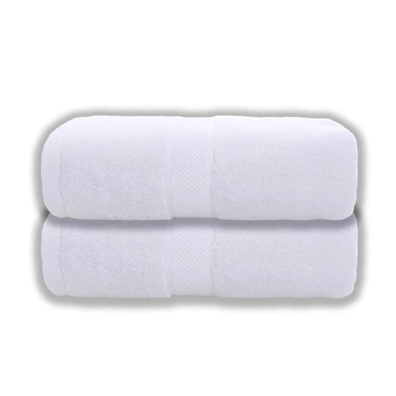 2/4/6pcs Cotton White Face Towels Set Soft Feel Hotel Towel Adult's and Children's Soft Comfortable Strong Water Absorption