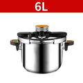 PGY 4L/6L/8L Stainless Steel Pressure Cooker Safety One-Hand Locking Olla de Presion Multi-Cooker for Gas & Induction Stove