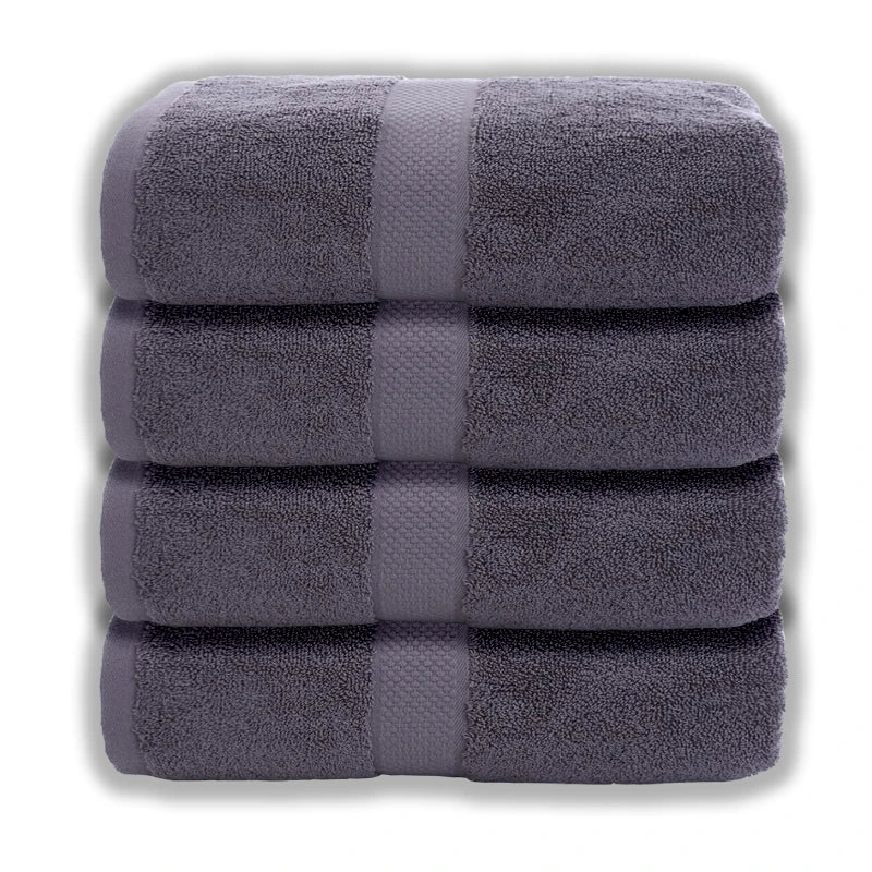 2/4/6pcs Cotton White Face Towels Set Soft Feel Hotel Towel Adult's and Children's Soft Comfortable Strong Water Absorption