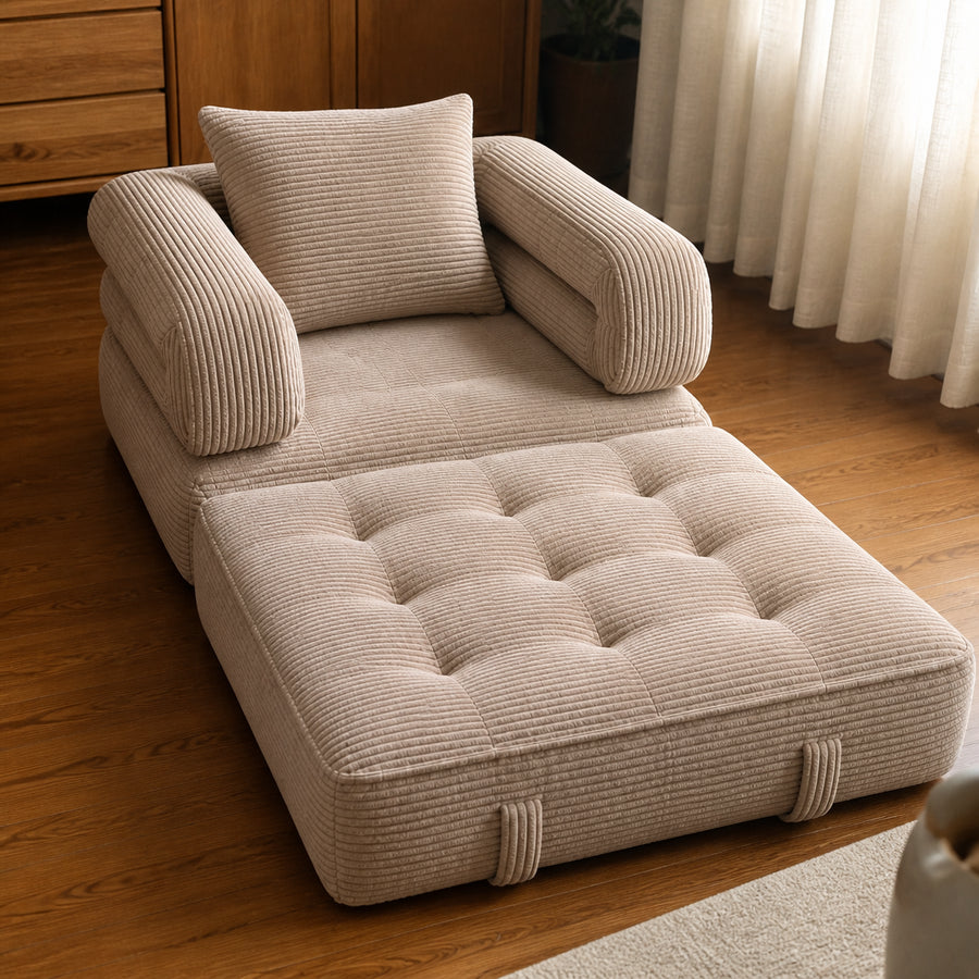 Foldable Cloud Sofa Bed customer review — sofa-review-08