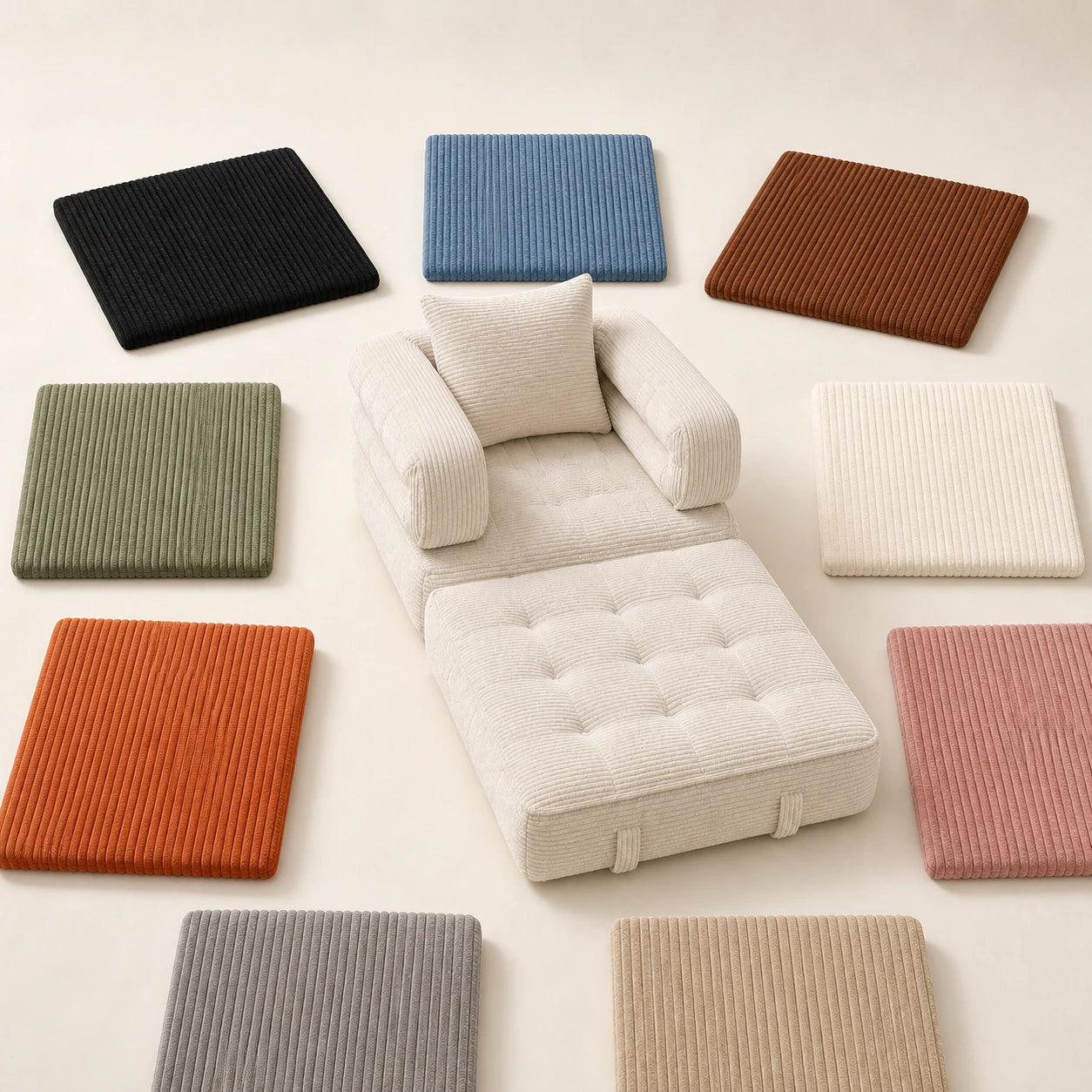 Foldable Cloud Sofa Bed — nine colors