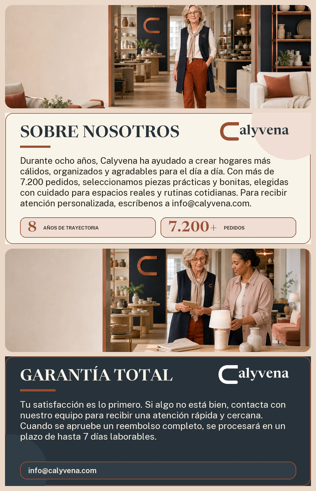 Calyvena institutional banner — ES mobile