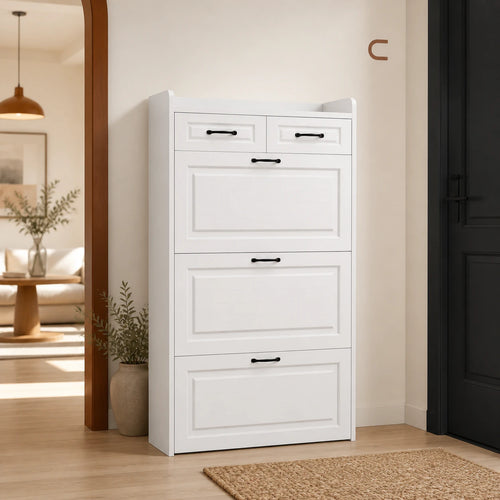 Slim Shoe Storage Cabinet — Hero