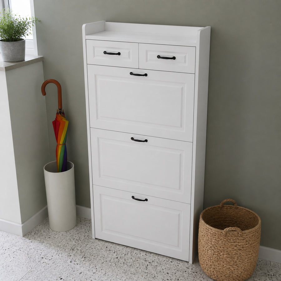 Slim Shoe Storage Cabinet customer review — shoe-review-01