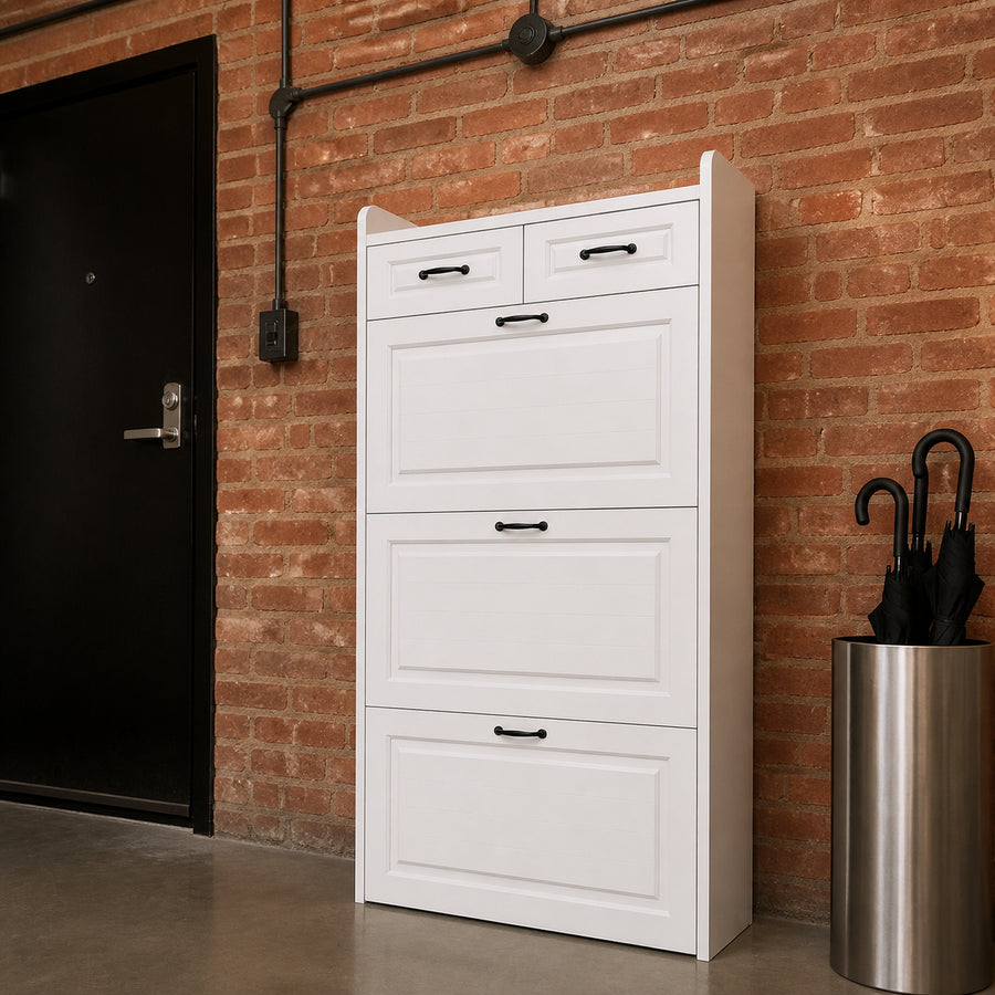 Slim Shoe Storage Cabinet customer review — shoe-review-07